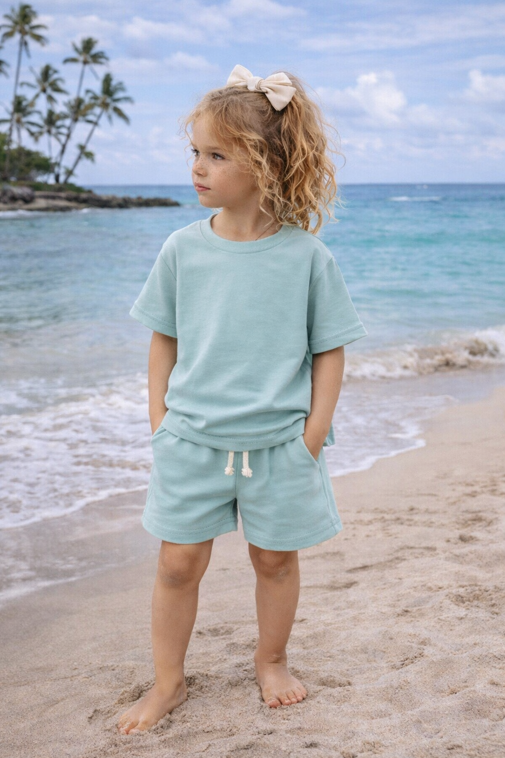 Ensemble d’été pour enfants – T-shirt & short unisex