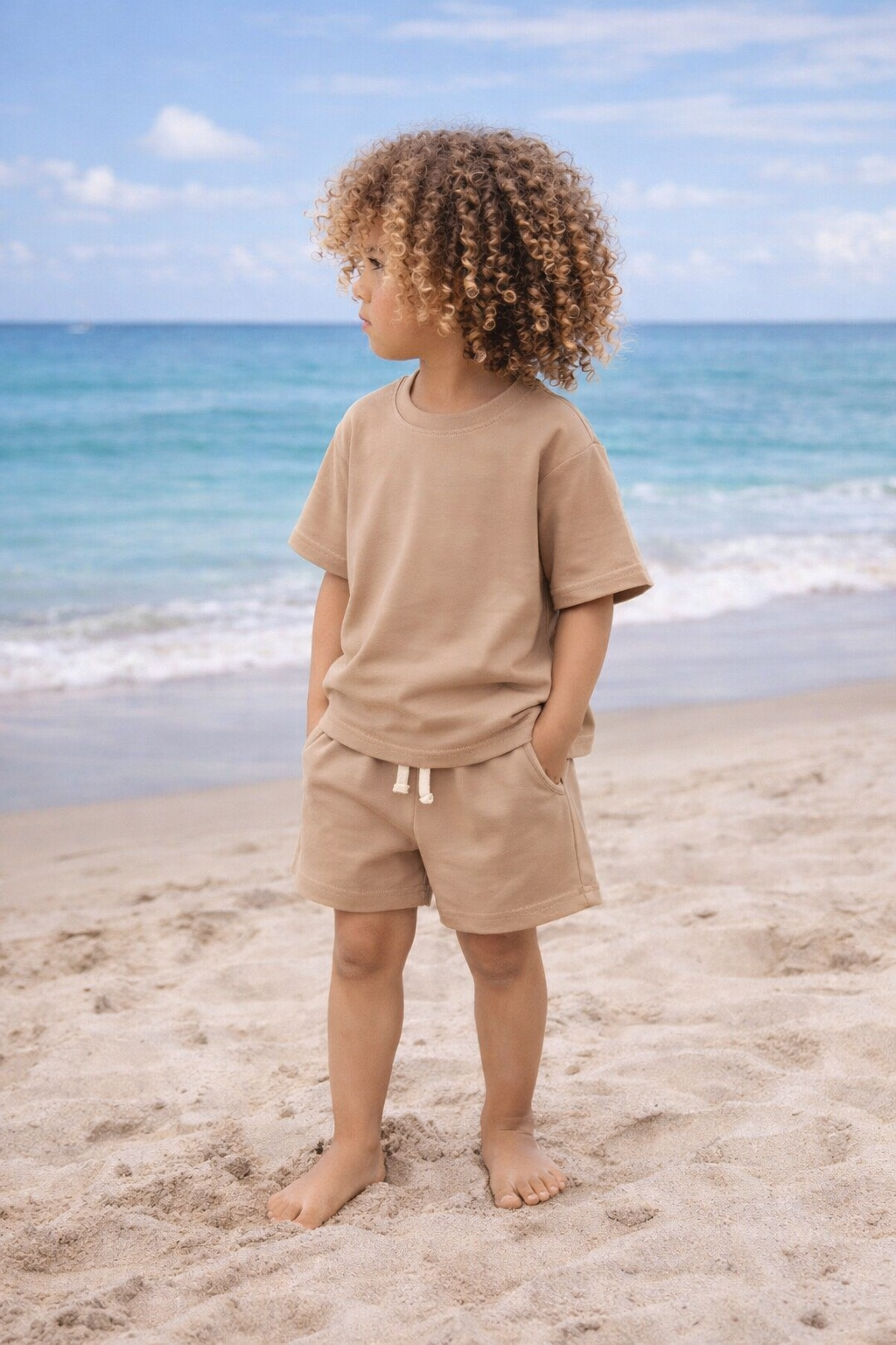 Ensemble d’été pour enfants – T-shirt & short unisex